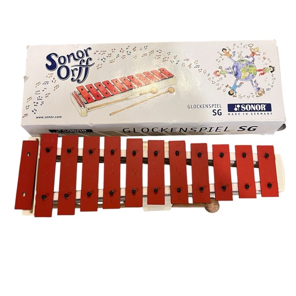 Sonor orff glockenspiel SG xylophone percussion instrument made in Germany - Picture 1 of 12